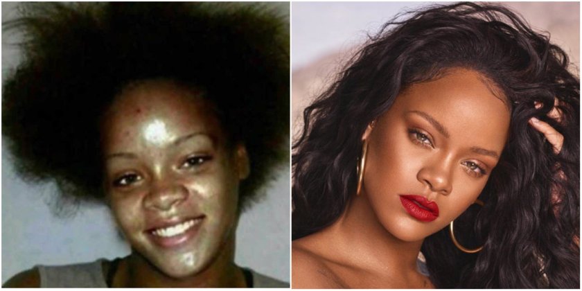 rihanna cambio peinado